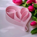 Rosa Filigrana 3D – Coração "Amor de Mãe"