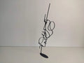Escultura One Line – Silhueta "O Beijo" em Arte Minimalista 3D