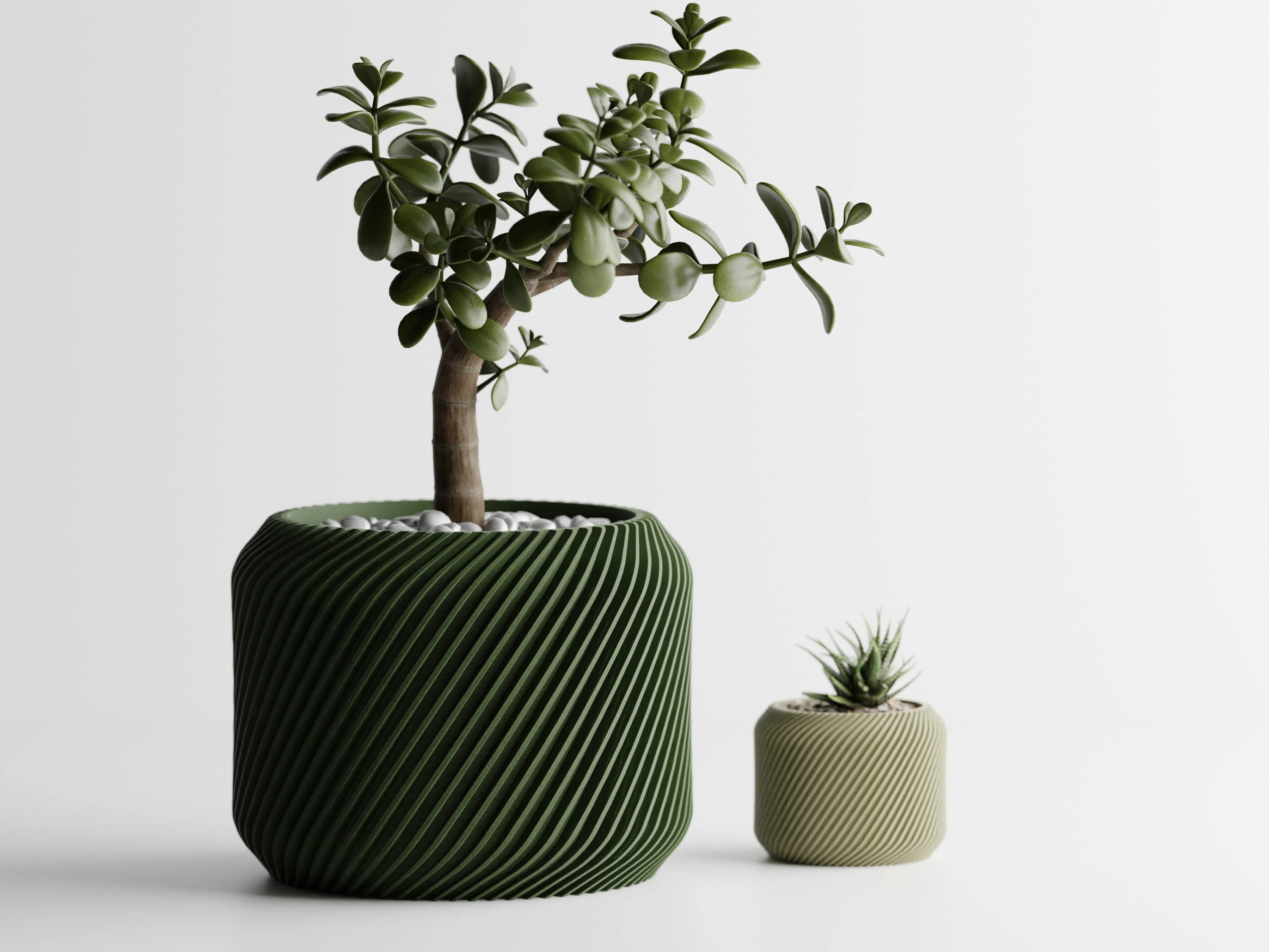 Vasos Geométricos 3D para Plantas Interior